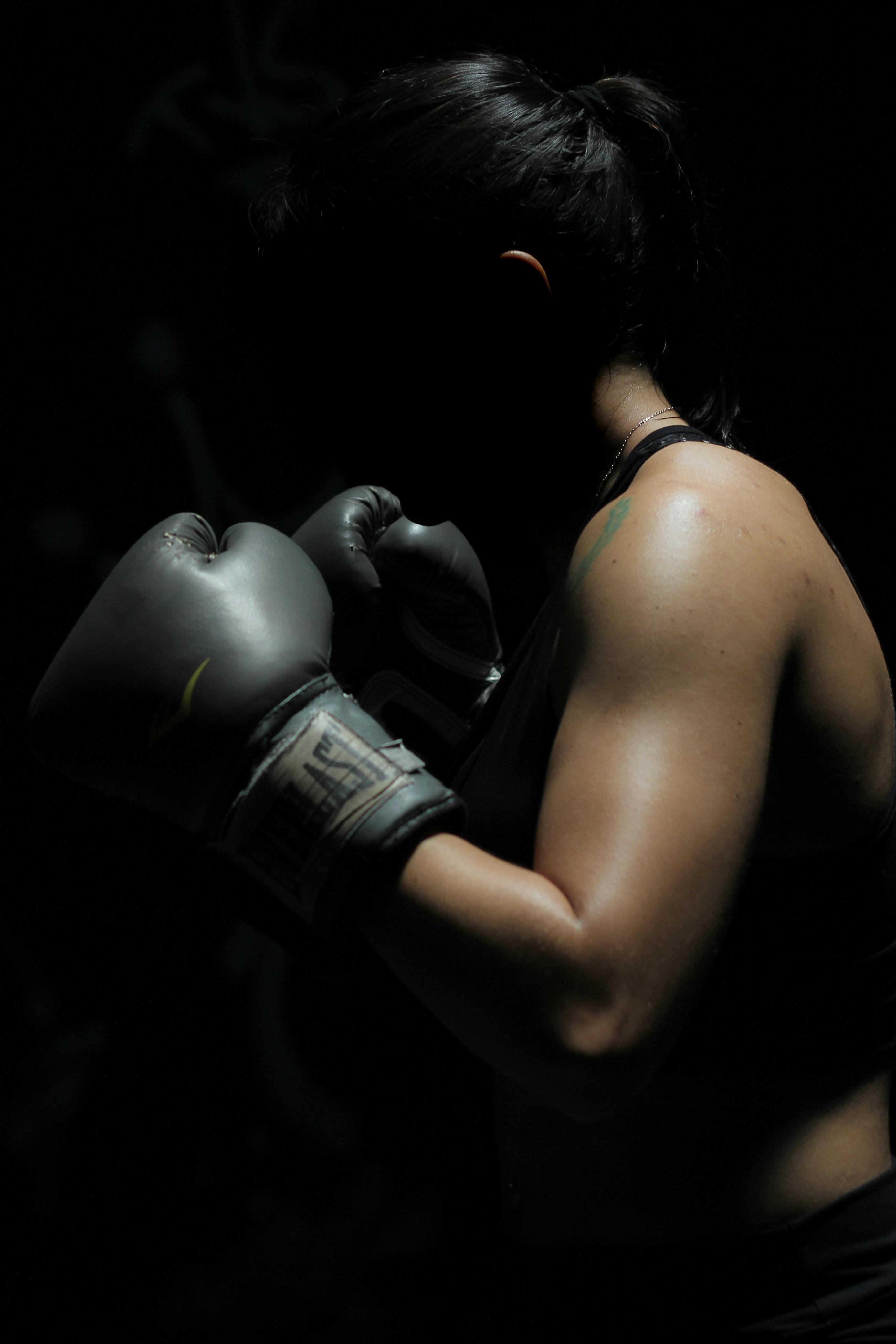 Woman stretching